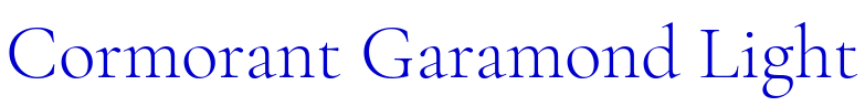 Cormorant Garamond Light font